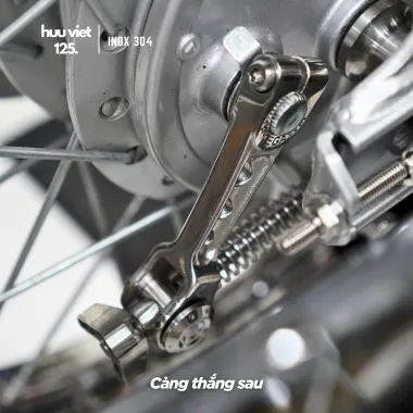 Càng thắng Inox Take Inox 304, gắn được cho xe Wave, Dream, Future, Ex, Sirius