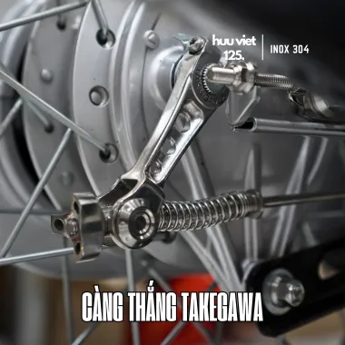 Càng thắng Inox Take Inox 304, gắn được cho xe Wave, Dream, Future, Ex, Sirius