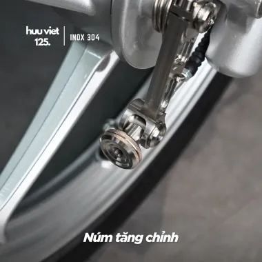 Càng thắng Inox 304 CNC nguyên khối Wave, Dream, Future, Sirius, Ex