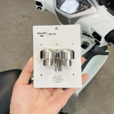 Gù mẫu Zin Wave, Future Inox 304 CNC nguyên khối, gắn cho Fu Neo, X, 2, Wave RS, S100, Future Led, Mập, Wave 125, Wave S110, RSX 110