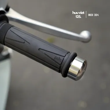 Gù tay lái Inox 304, mẫu HV001 gắn cho Honda Ab, Vario, Vision, Future, Wave
