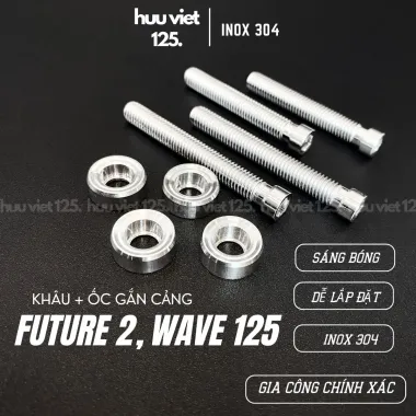 Bộ khâu cảng Fu 2, Wave 125 Inox 304