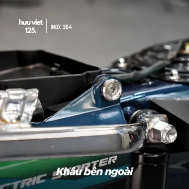 Bộ 4 khâu đuôi Dream Inox 304 CNC
