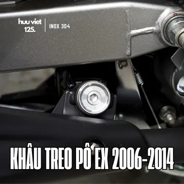Khâu ốc treo pô Ex nhỏ 135 4s 2006-2010, Ex 5s 2011-2014