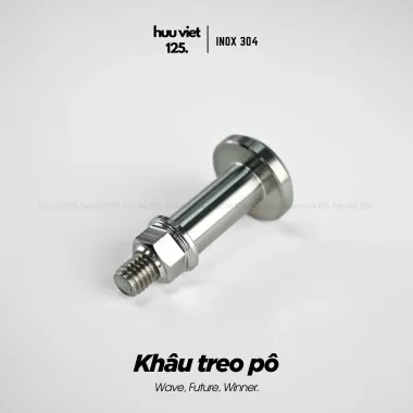 Khâu ốc treo pô Future, Wave, Dream 125, Sonic, Winner Inox 304 CNC