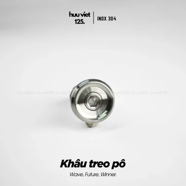 Khâu ốc treo pô Future, Wave, Dream 125, Sonic, Winner Inox 304 CNC