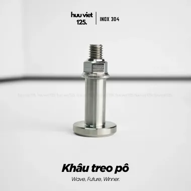 Khâu ốc treo pô Future, Wave, Dream 125, Sonic, Winner Inox 304 CNC
