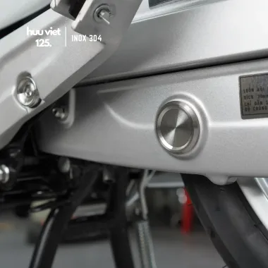 Nắp Chụp Cacte (Hộp Sên) Inox 304 CNC - Cho Wave, Dream, Future