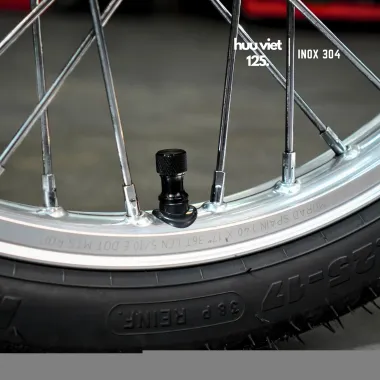 Nắp chụp van vòi nhôm CNC kèm cao su