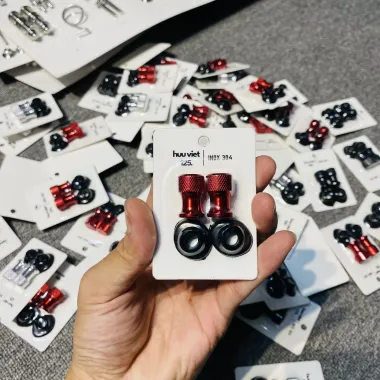 Nắp chụp van vòi nhôm CNC kèm cao su