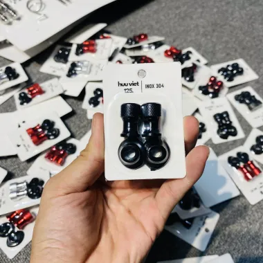 Nắp chụp van vòi nhôm CNC kèm cao su