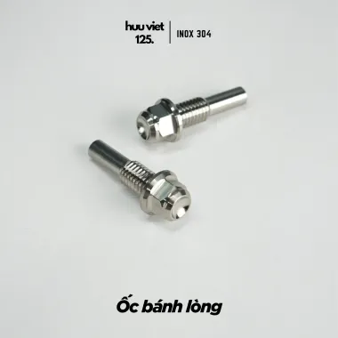 Ốc bánh lòng Wave, Dream, Future Inox 304 CNC nguyên khối