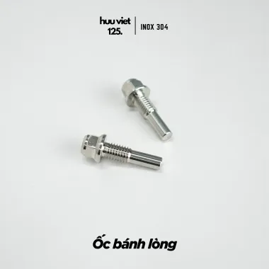 Ốc bánh lòng Wave, Dream, Future Inox 304 CNC nguyên khối