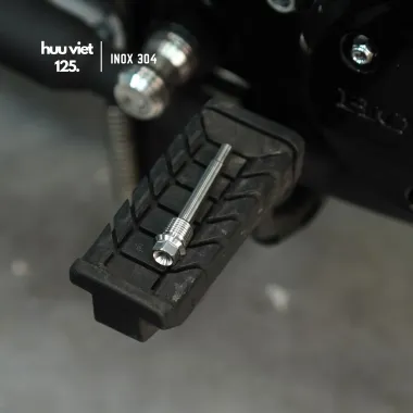 Ốc cốt xỏ bố thắng heo Nissin Honda Inox 304 CNC. Wave, Future, AB, Lead, Vario, Stylo, Vision, Scoopy