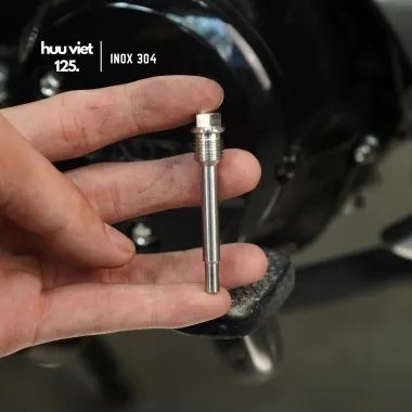 Ốc cốt xỏ bố thắng heo Nissin Honda Inox 304 CNC. Wave, Future, AB, Lead, Vario, Stylo, Vision, Scoopy