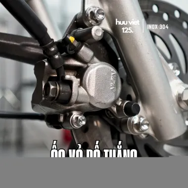 Ốc cốt xỏ bố thắng heo Nissin Honda Inox 304 CNC. Wave, Future, AB, Lead, Vario, Stylo, Vision, Scoopy