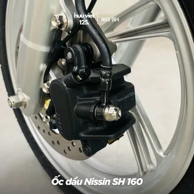 Ốc dầu Inox 304 CNC, gắn heo Zin và heo đồ chơi heo Nissin và heo Brembo