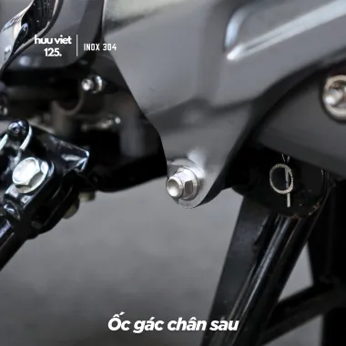 Bộ 4 ốc gác chân sau, ốc gắp Fu Neo, X, 2, Dream 125, Wave RS, S110