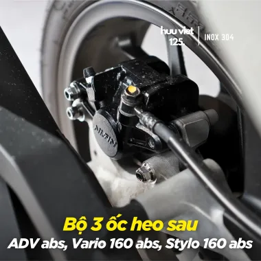 Ốc giữ heo, pát heo SH Inox 304 CNC nguyên khối SHVN, SH 300, 350, Vario, Stylo, ADV
