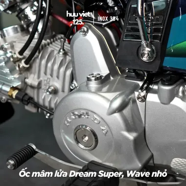 Bộ ốc mâm lửa Wave, Dream, Future, Ex, Sirius, Winner, Sonic Inox 304 CNC nguyên khối