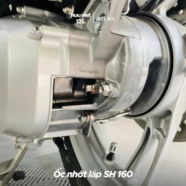Ốc nhớt láp AB, Vison, Vario, Scoopy, SH, Lead Inox 304