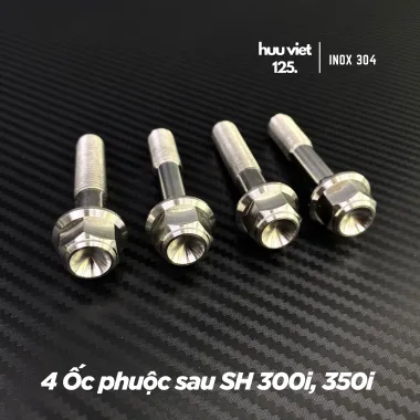 Ốc phuộc Inox 304 cho các loại xe tay ga Honda và Yamaha