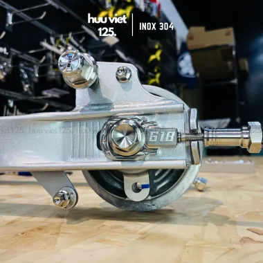 Pát, bát tăng sên Inox CNC Wave, Dream, Future, Sirius, Jupiter...