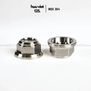 Tán bánh sau Vario, Lead, Sh, Vision Inox 304 CNC nguyên khối