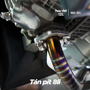 Tán bít, tán pít 6mm, 7mm, 8mm, 10mm, 12mm gắn phuộc, gắp, cốt bánh Inox 304 CNC