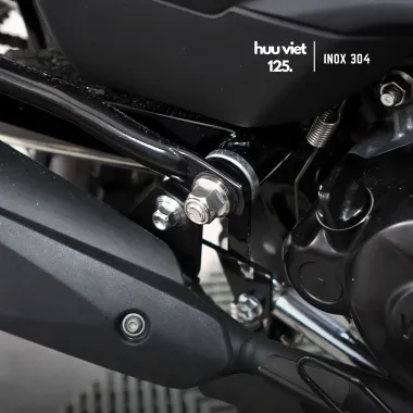 Tán hở, táng 6li, 8li, 10li, 12li Inox 304 CNC, gắn pat má đùm, tán biển số