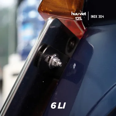 Tán hở, táng 6li, 8li, 10li, 12li Inox 304 CNC, gắn pat má đùm, tán biển số