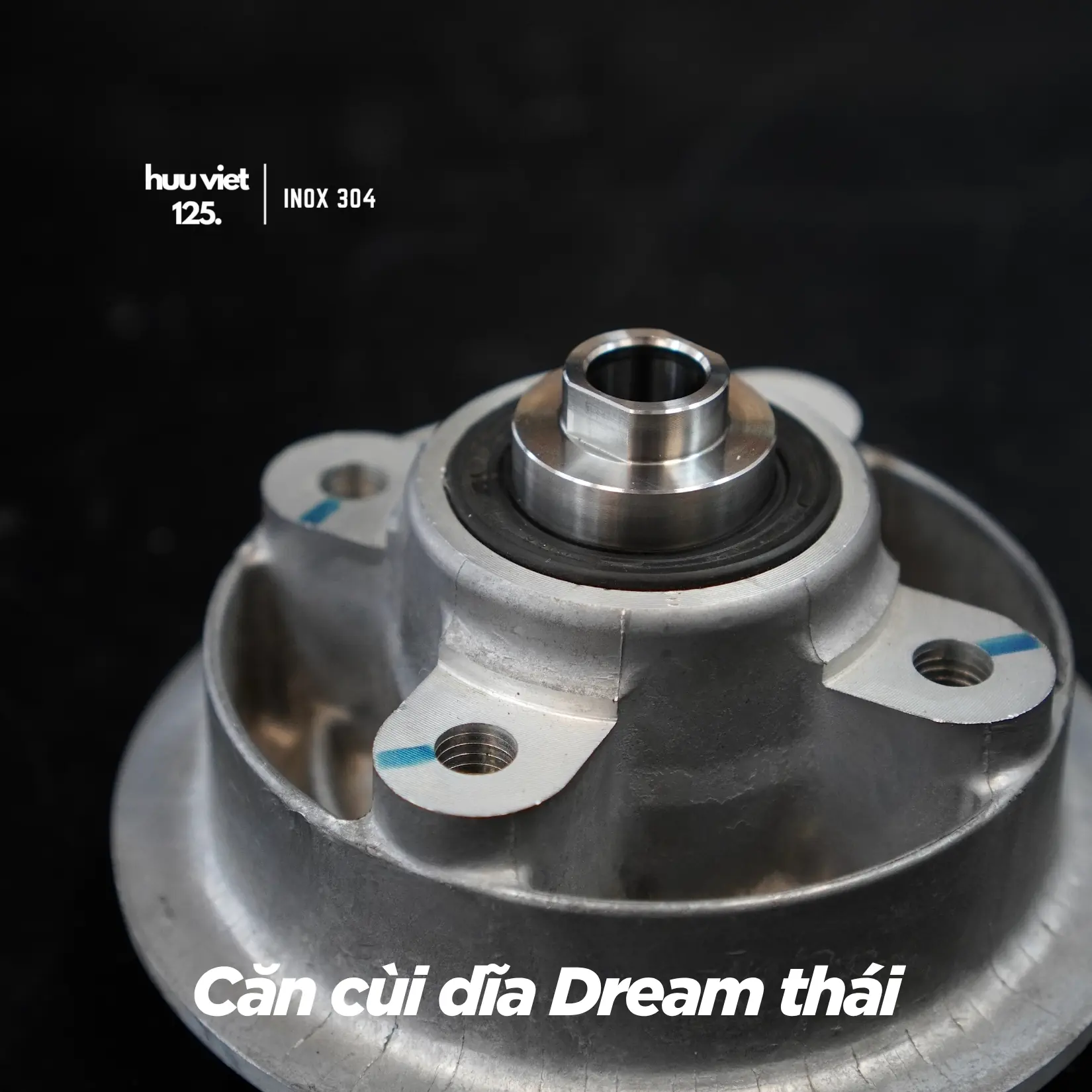 Cục căn cùi dĩa Dream, Fu Neo, X, 2, Led, Wave RS, S100, RSX, S110, Blade, A110 Inox 304 CNC nguyên khối