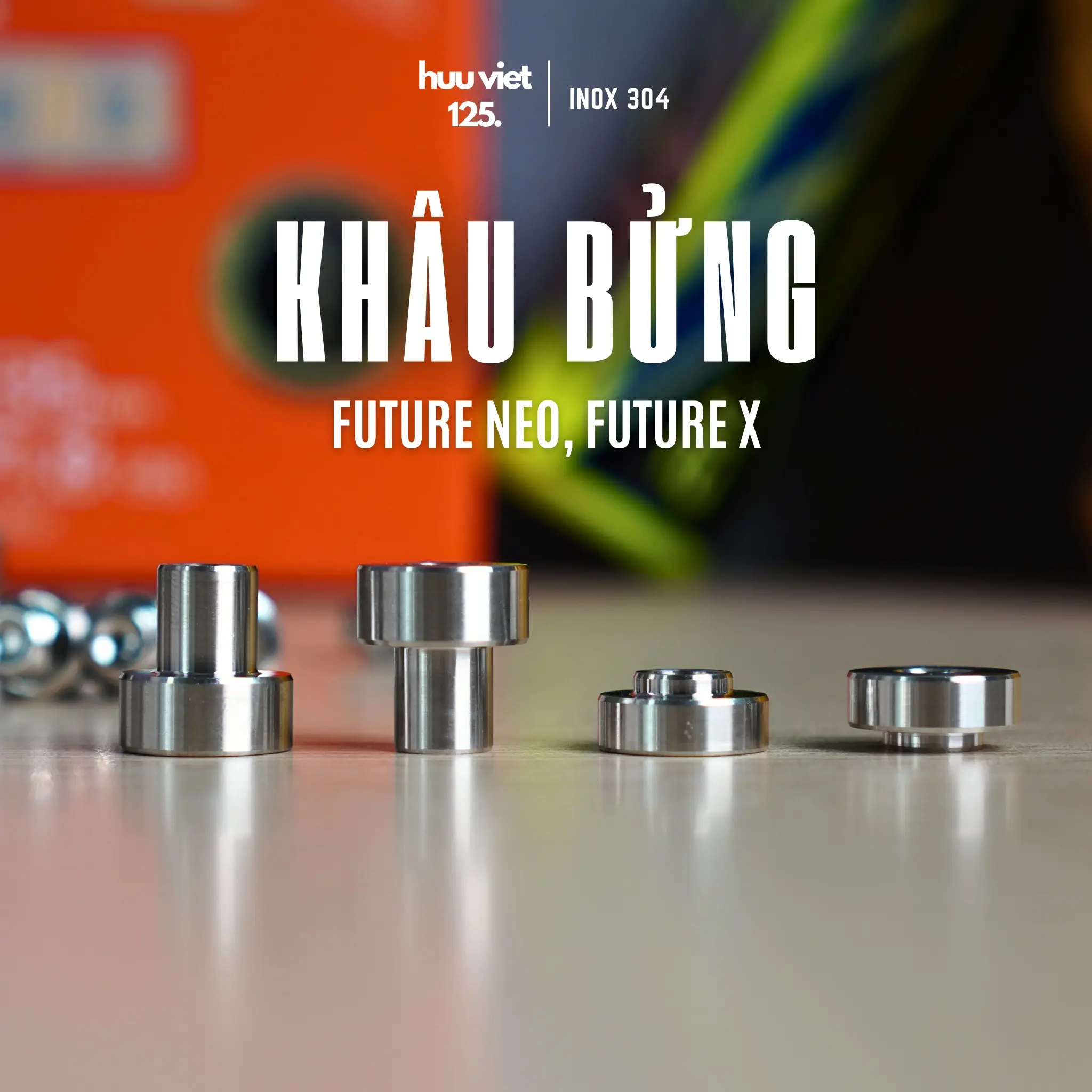 Khâu gắn Baga Future Neo, X Inox 304 CNC