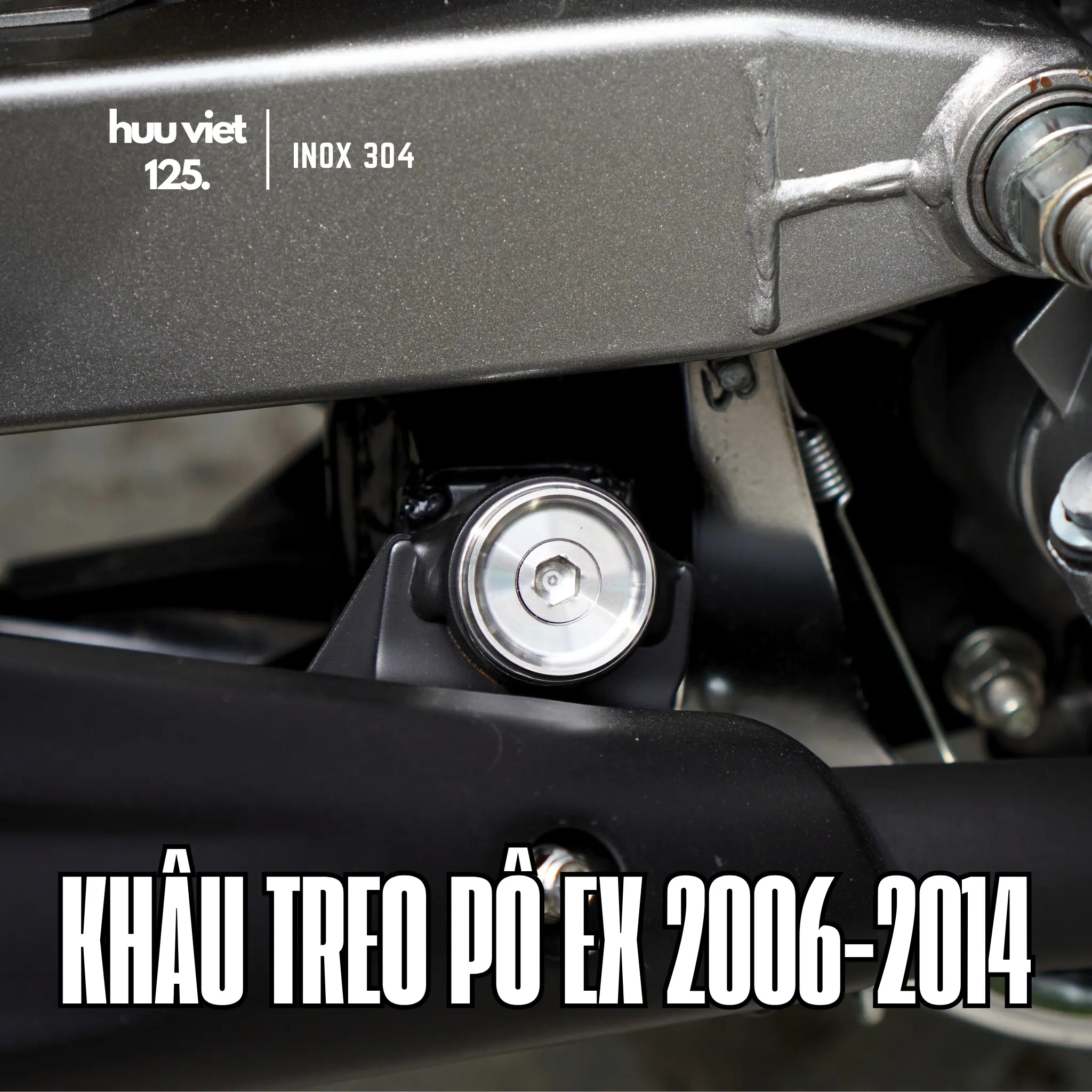 Khâu ốc treo pô Ex nhỏ 135 4s 2006-2010, Ex 5s 2011-2014