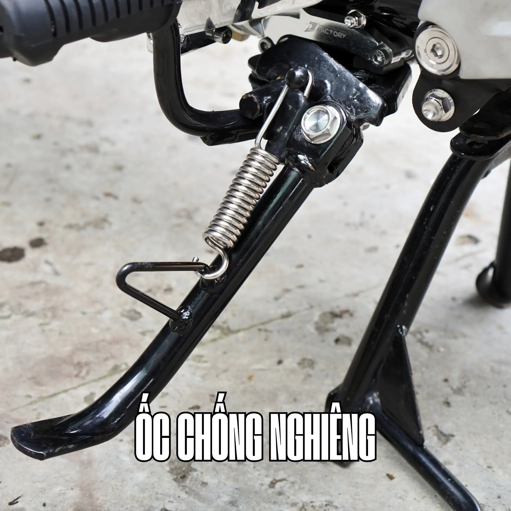 Ốc chống nghiêng Inox 304 CNC nguyên khối, Wave, Dream, Future, Ex, Sirius... Xe số