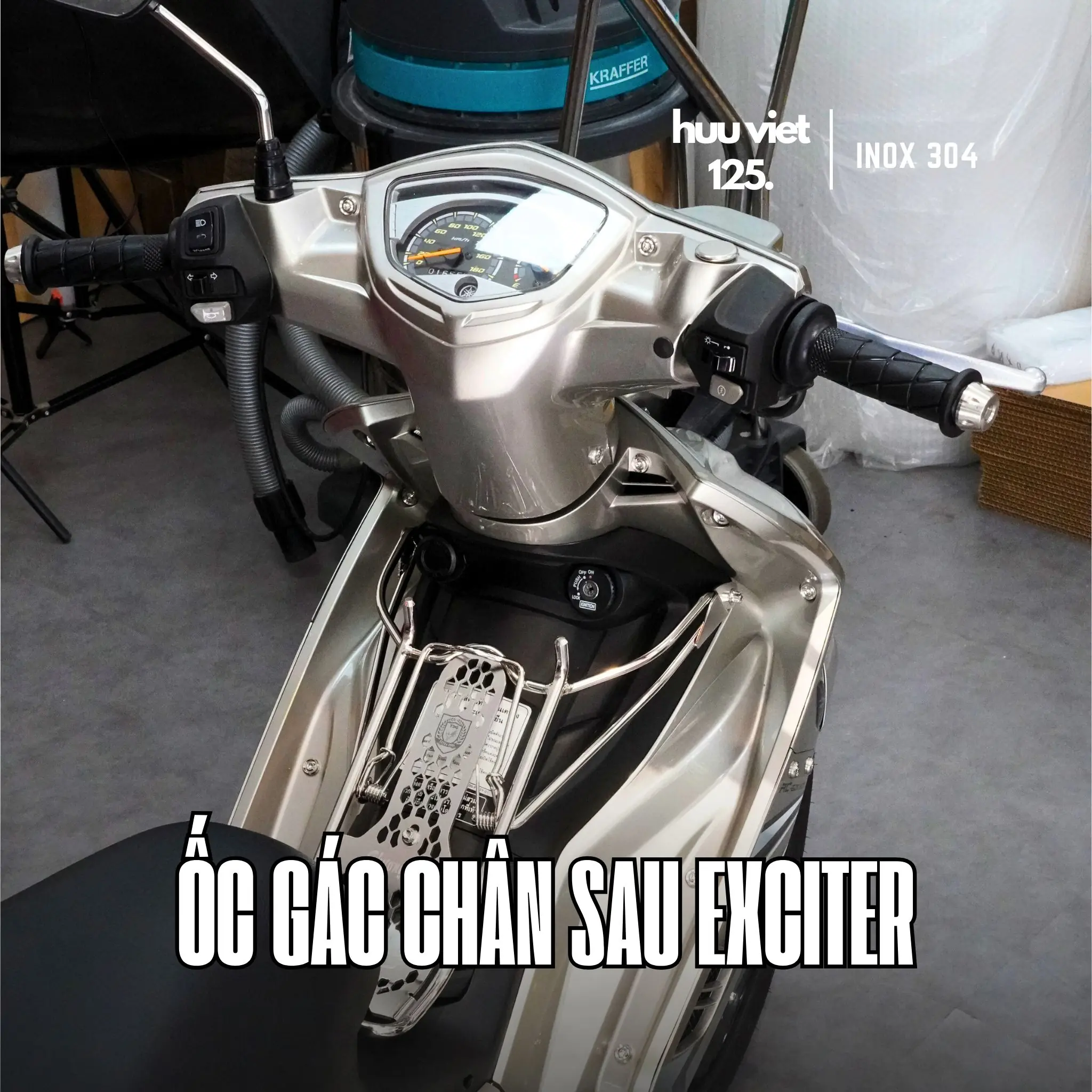 Bộ 4 ốc gác chân sau Ex 2010, 150, 150, Winner, Ab 110